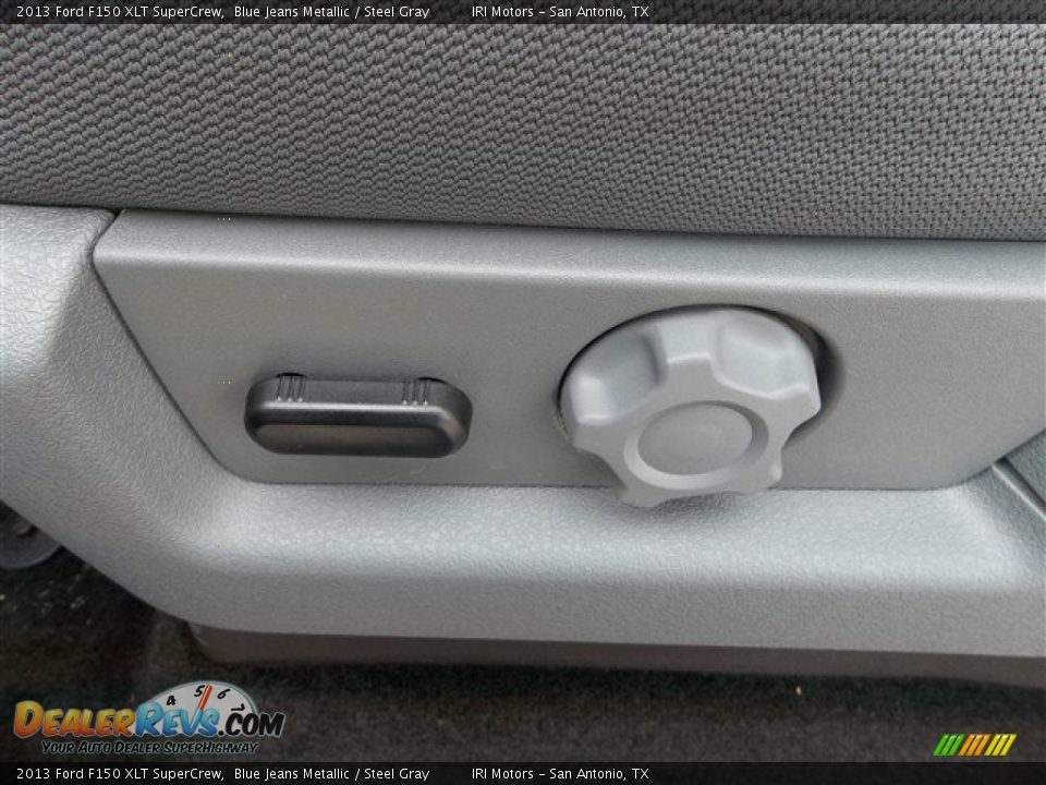2013 Ford F150 XLT SuperCrew Blue Jeans Metallic / Steel Gray Photo #15