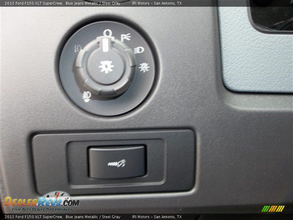 2013 Ford F150 XLT SuperCrew Blue Jeans Metallic / Steel Gray Photo #17