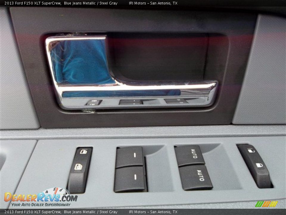 2013 Ford F150 XLT SuperCrew Blue Jeans Metallic / Steel Gray Photo #18