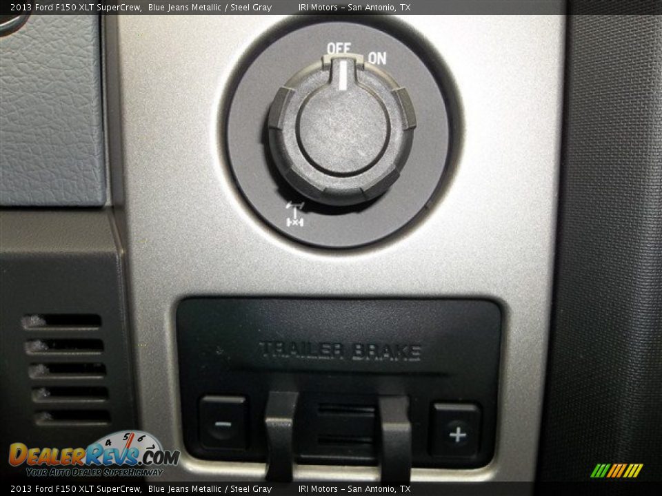 2013 Ford F150 XLT SuperCrew Blue Jeans Metallic / Steel Gray Photo #30