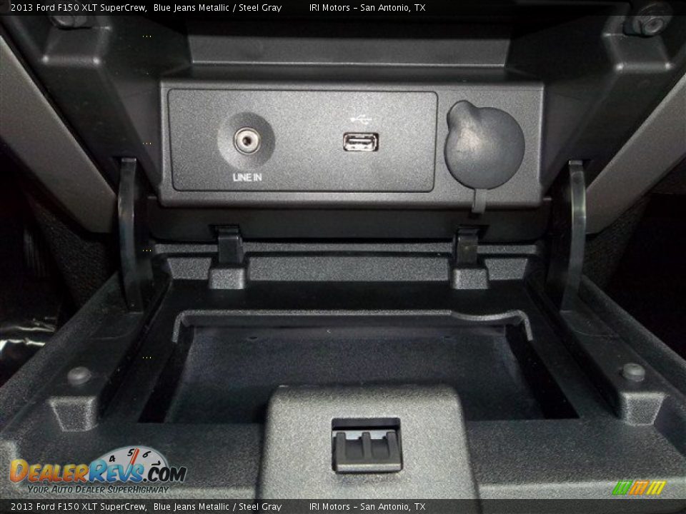 2013 Ford F150 XLT SuperCrew Blue Jeans Metallic / Steel Gray Photo #35