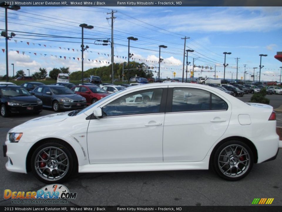 Wicked White 2013 Mitsubishi Lancer Evolution MR Photo #2