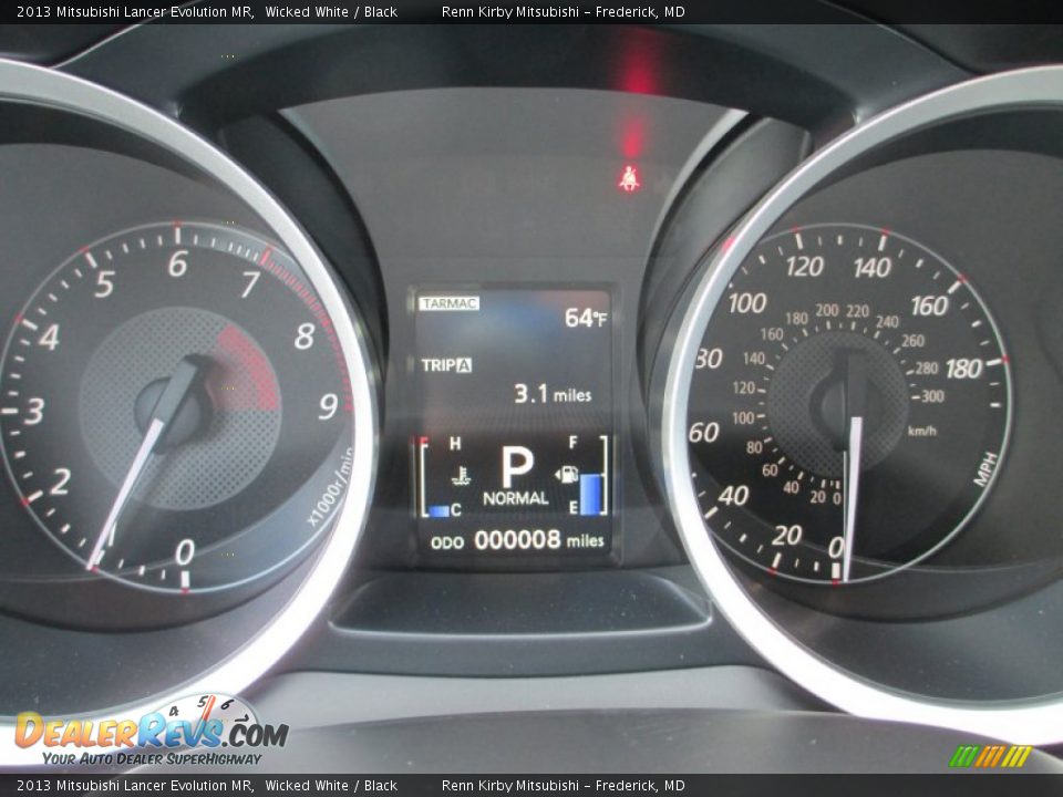 2013 Mitsubishi Lancer Evolution MR Gauges Photo #19
