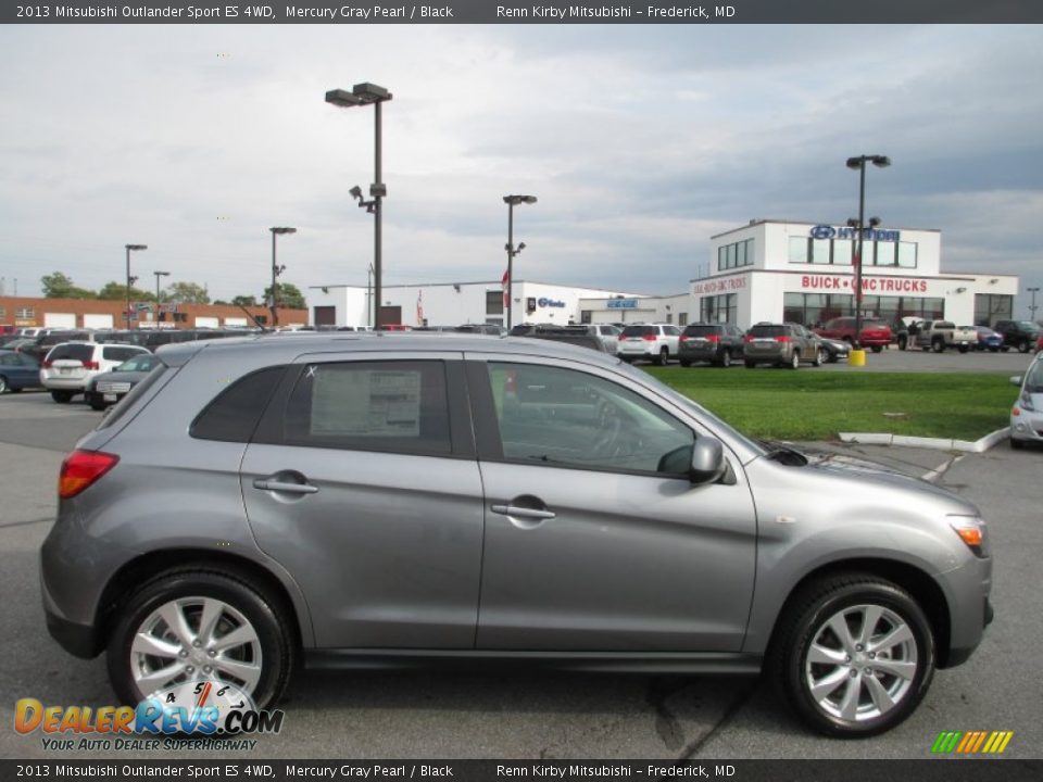 2013 Mitsubishi Outlander Sport ES 4WD Mercury Gray Pearl / Black Photo #6