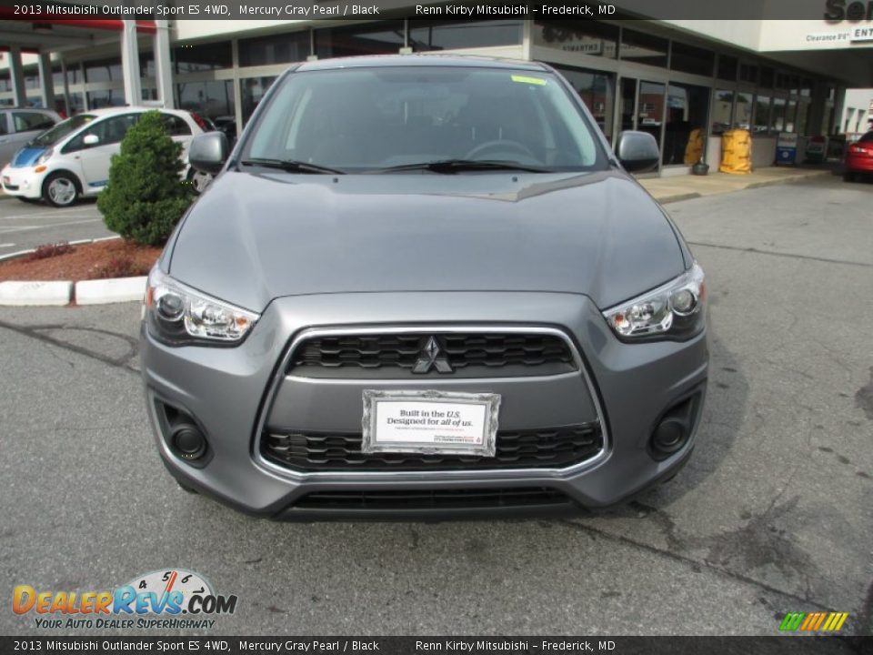 2013 Mitsubishi Outlander Sport ES 4WD Mercury Gray Pearl / Black Photo #8