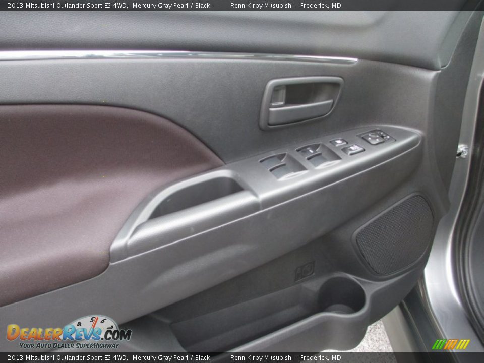 2013 Mitsubishi Outlander Sport ES 4WD Mercury Gray Pearl / Black Photo #9