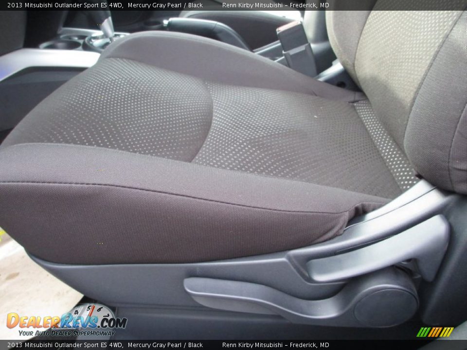 2013 Mitsubishi Outlander Sport ES 4WD Mercury Gray Pearl / Black Photo #10