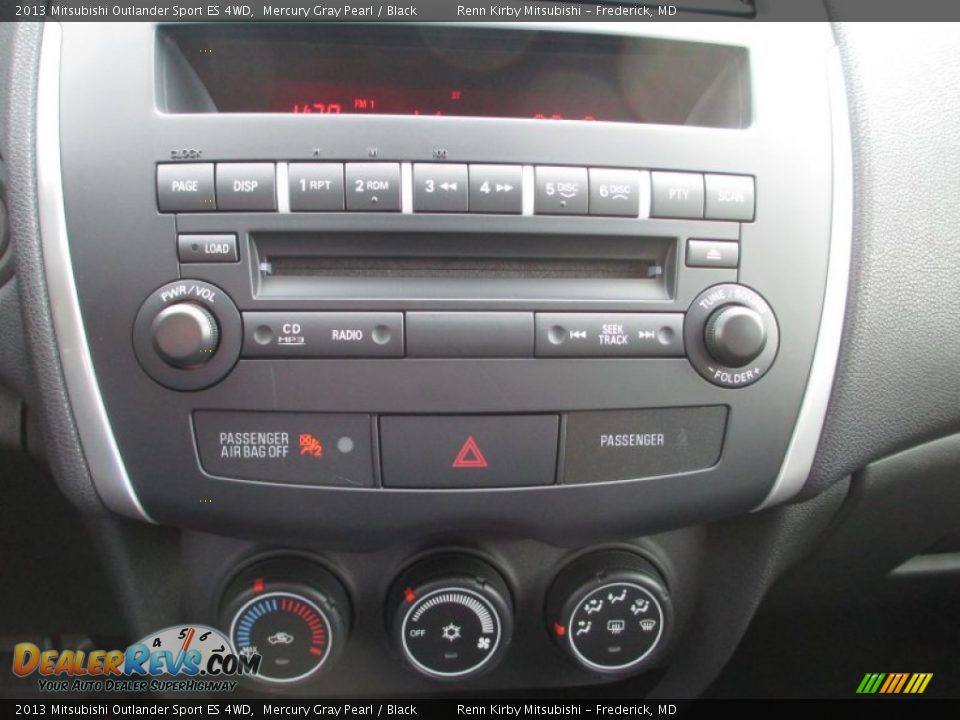 2013 Mitsubishi Outlander Sport ES 4WD Mercury Gray Pearl / Black Photo #15
