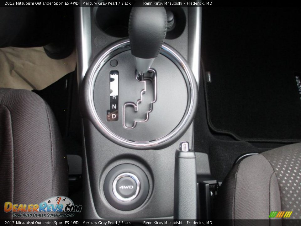 2013 Mitsubishi Outlander Sport ES 4WD Mercury Gray Pearl / Black Photo #16