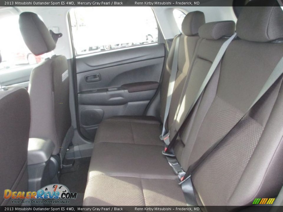 2013 Mitsubishi Outlander Sport ES 4WD Mercury Gray Pearl / Black Photo #19