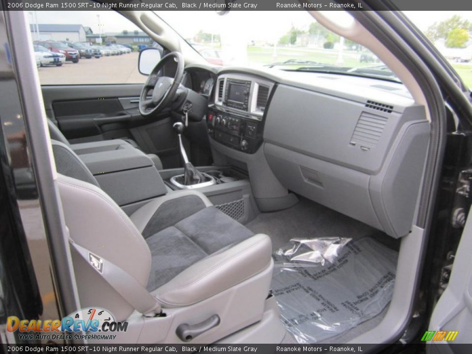 Medium Slate Gray Interior - 2006 Dodge Ram 1500 SRT-10 Night Runner Regular Cab Photo #7