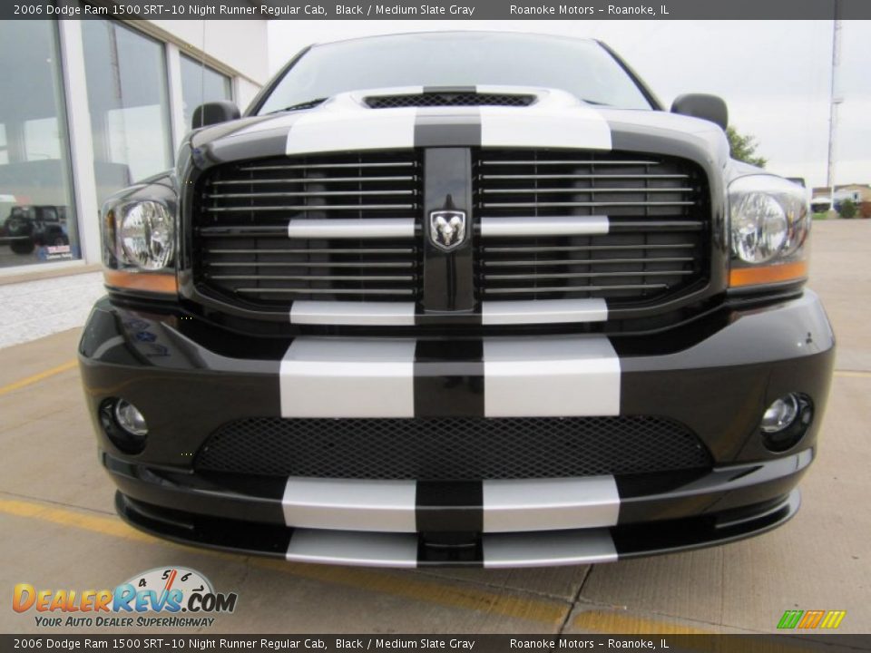 2006 Dodge Ram 1500 SRT-10 Night Runner Regular Cab Black / Medium Slate Gray Photo #15