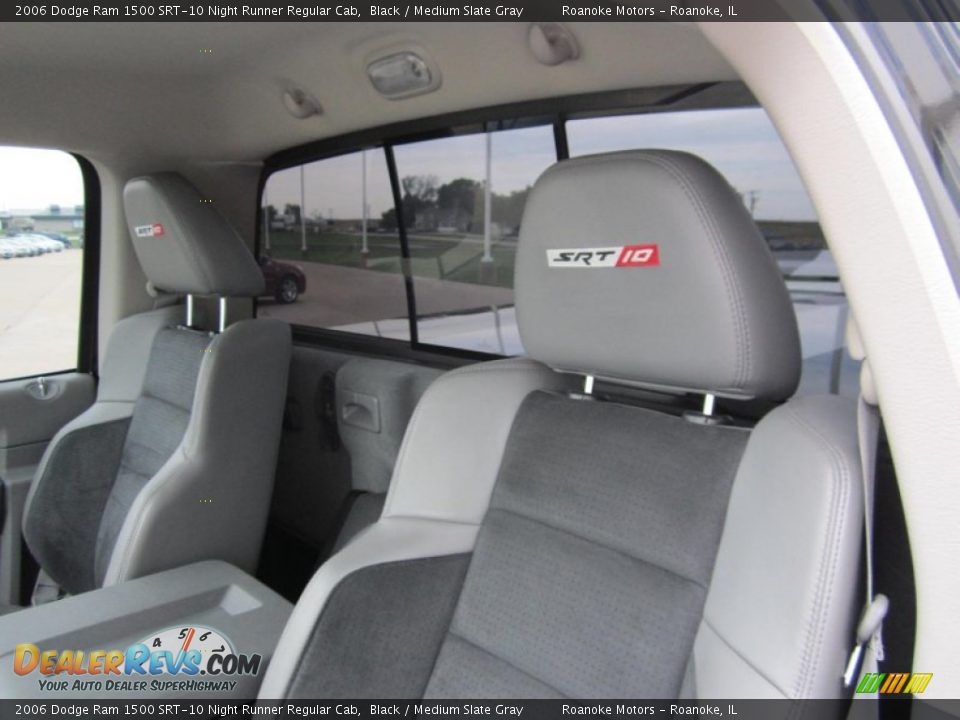 Medium Slate Gray Interior - 2006 Dodge Ram 1500 SRT-10 Night Runner Regular Cab Photo #31