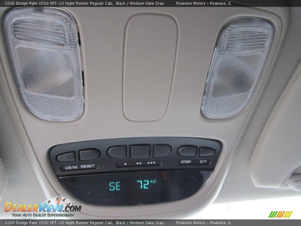 Controls of 2006 Dodge Ram 1500 SRT-10 Night Runner Regular Cab Photo #34