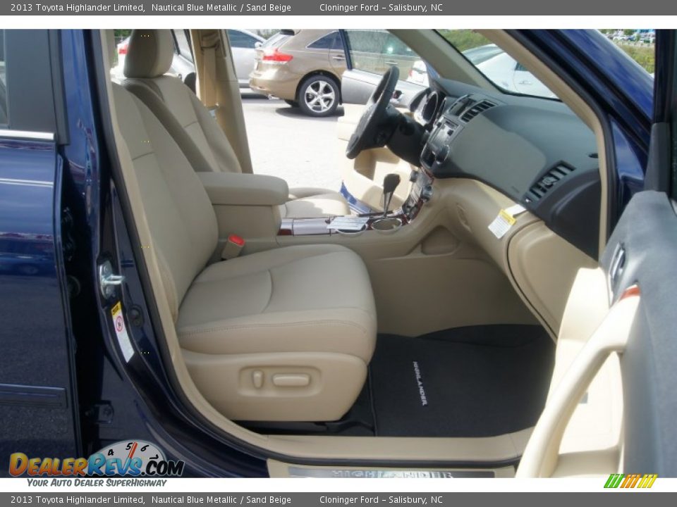 Sand Beige Interior - 2013 Toyota Highlander Limited Photo #18