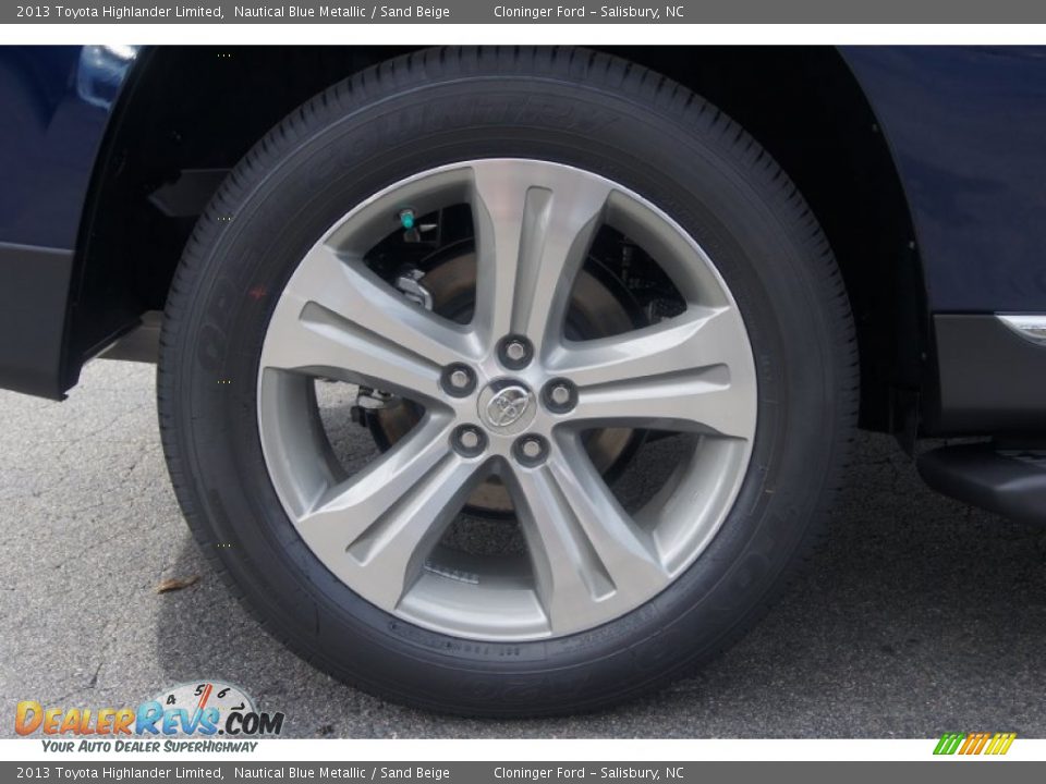 2013 Toyota Highlander Limited Wheel Photo #22