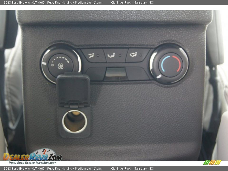 2013 Ford Explorer XLT 4WD Ruby Red Metallic / Medium Light Stone Photo #22
