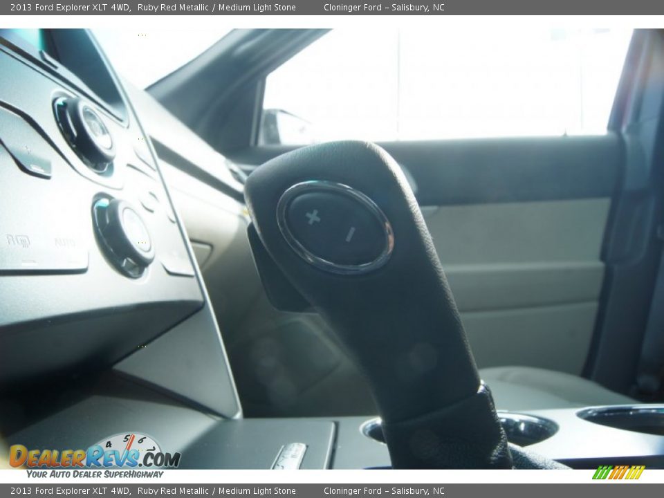 2013 Ford Explorer XLT 4WD Ruby Red Metallic / Medium Light Stone Photo #36