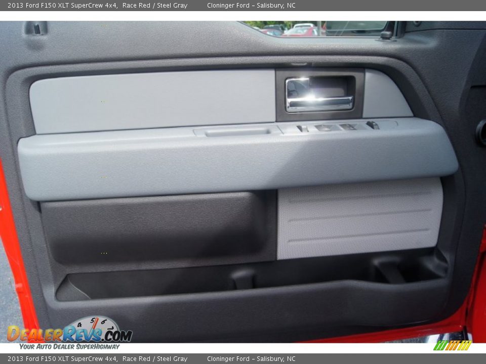 2013 Ford F150 XLT SuperCrew 4x4 Race Red / Steel Gray Photo #8