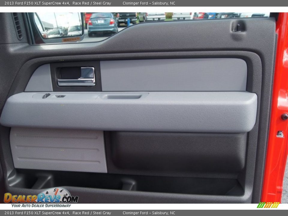 2013 Ford F150 XLT SuperCrew 4x4 Race Red / Steel Gray Photo #15