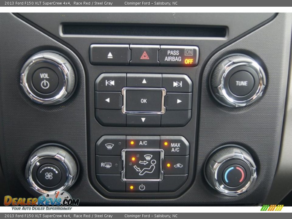 2013 Ford F150 XLT SuperCrew 4x4 Race Red / Steel Gray Photo #35