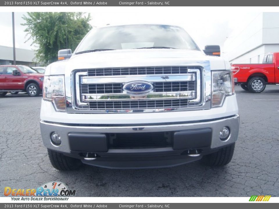 2013 Ford F150 XLT SuperCrew 4x4 Oxford White / Adobe Photo #7