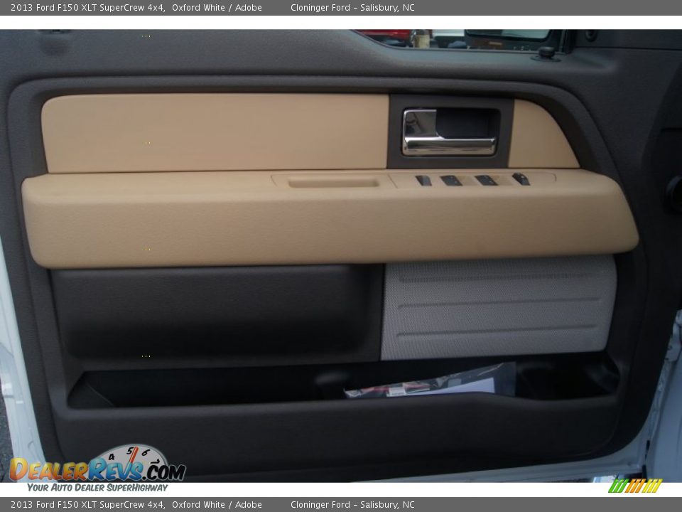 2013 Ford F150 XLT SuperCrew 4x4 Oxford White / Adobe Photo #8
