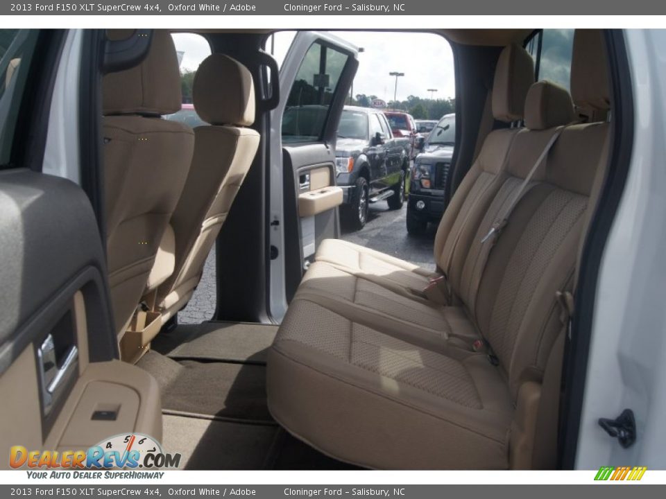 2013 Ford F150 XLT SuperCrew 4x4 Oxford White / Adobe Photo #11