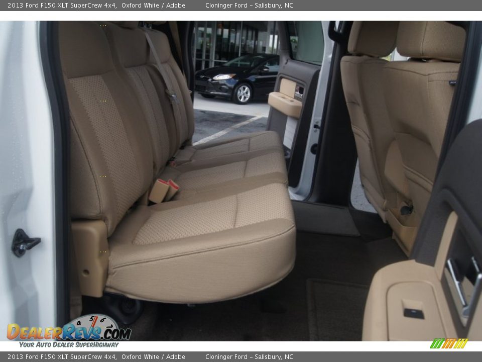 2013 Ford F150 XLT SuperCrew 4x4 Oxford White / Adobe Photo #12