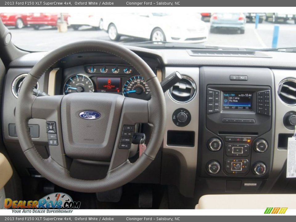 2013 Ford F150 XLT SuperCrew 4x4 Oxford White / Adobe Photo #24