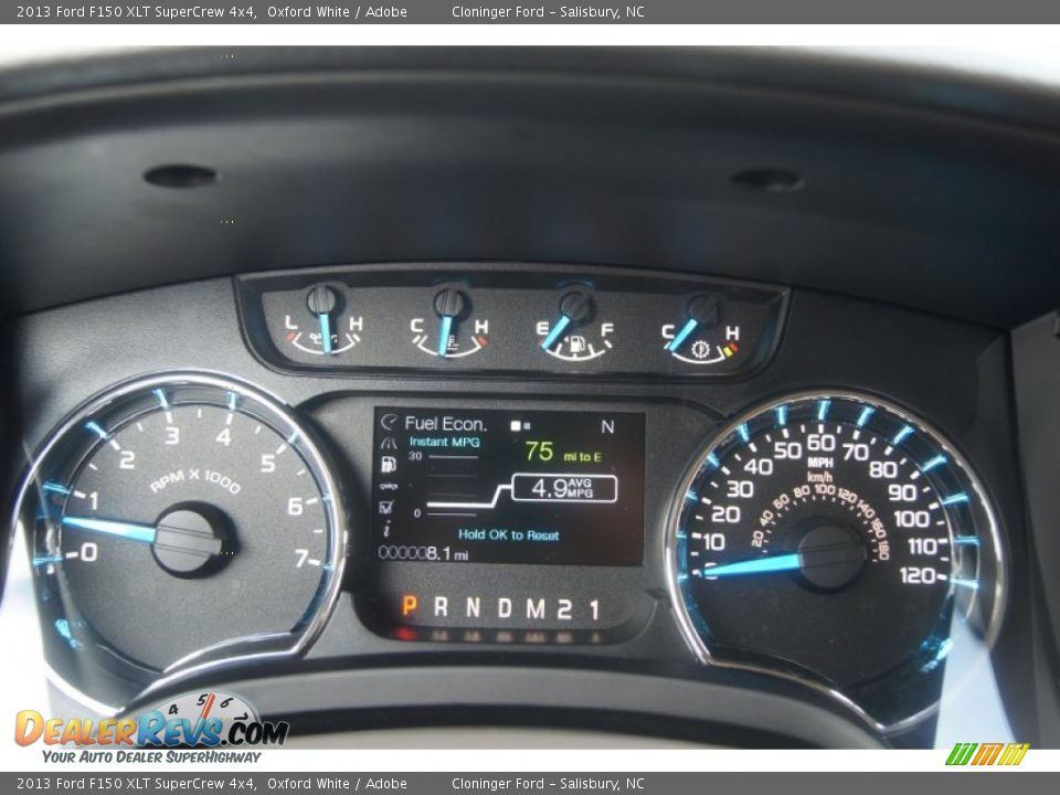2013 Ford F150 XLT SuperCrew 4x4 Oxford White / Adobe Photo #31