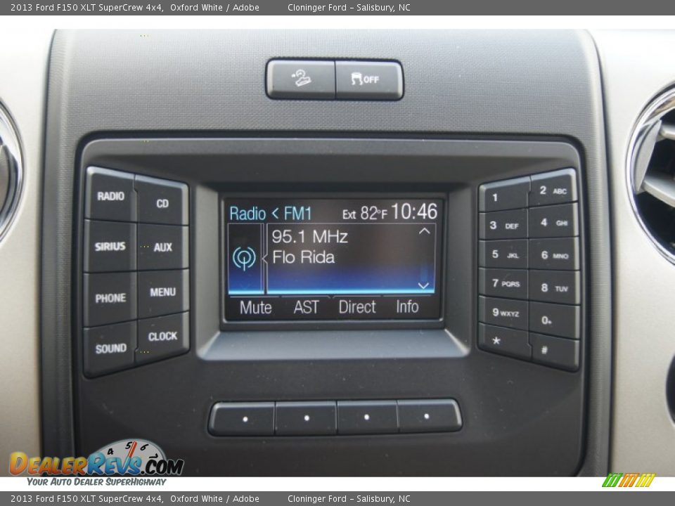 2013 Ford F150 XLT SuperCrew 4x4 Oxford White / Adobe Photo #33