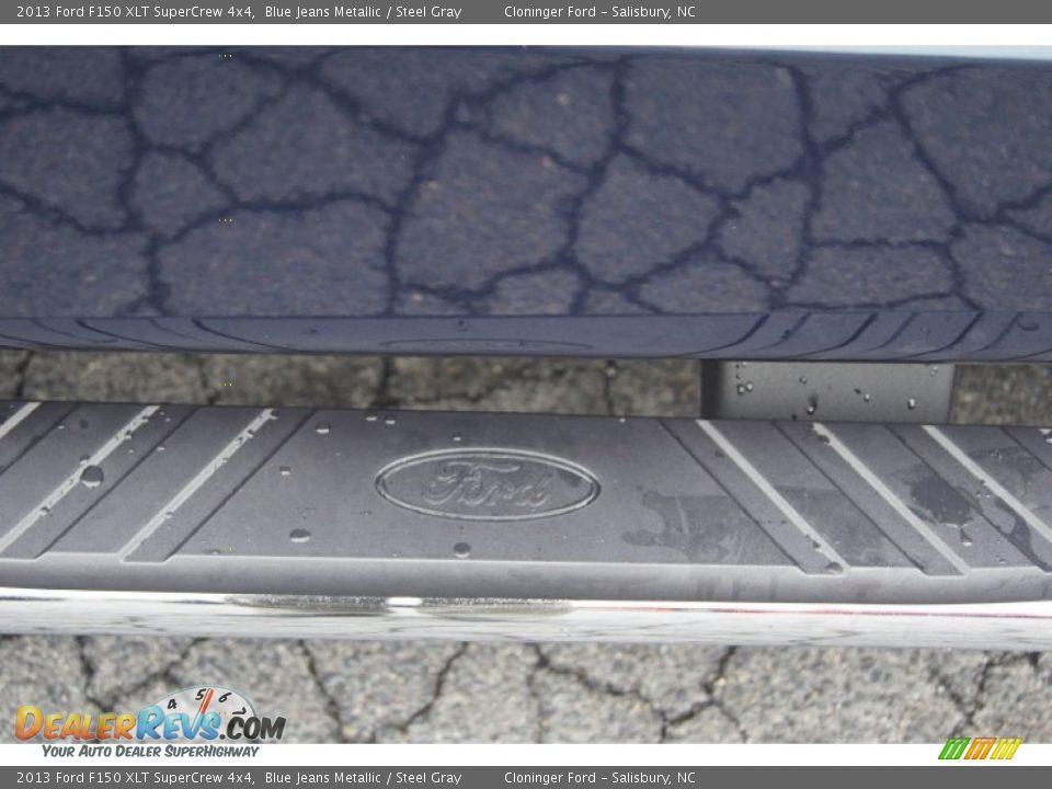 2013 Ford F150 XLT SuperCrew 4x4 Blue Jeans Metallic / Steel Gray Photo #16