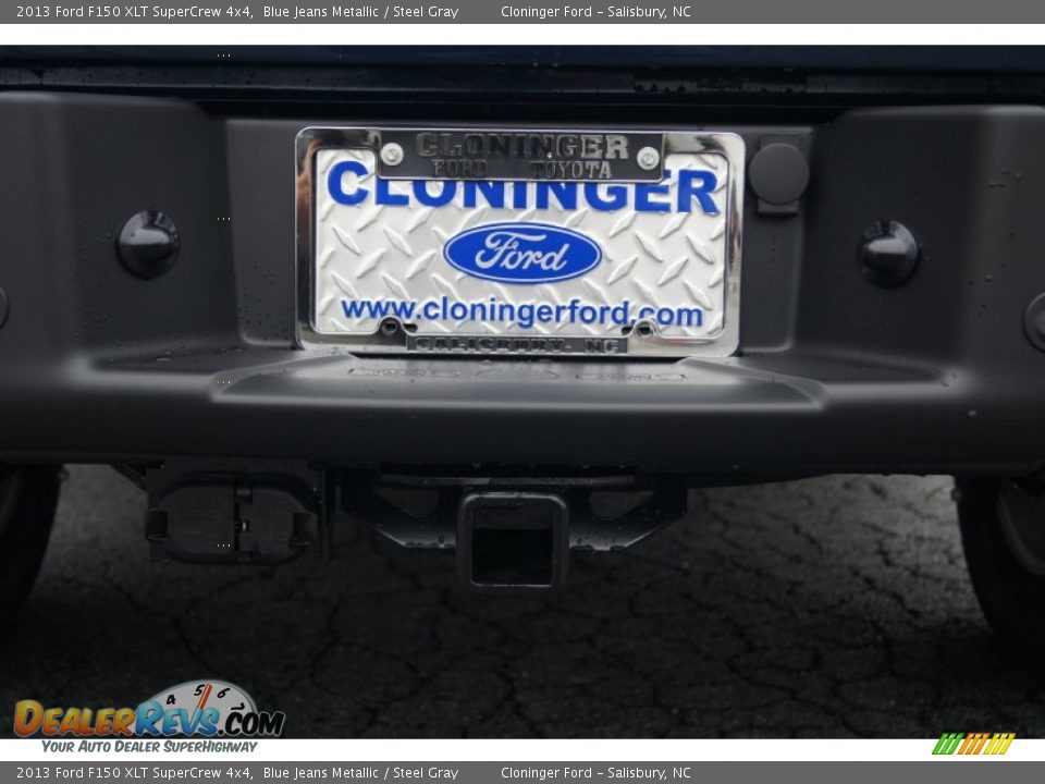 2013 Ford F150 XLT SuperCrew 4x4 Blue Jeans Metallic / Steel Gray Photo #20