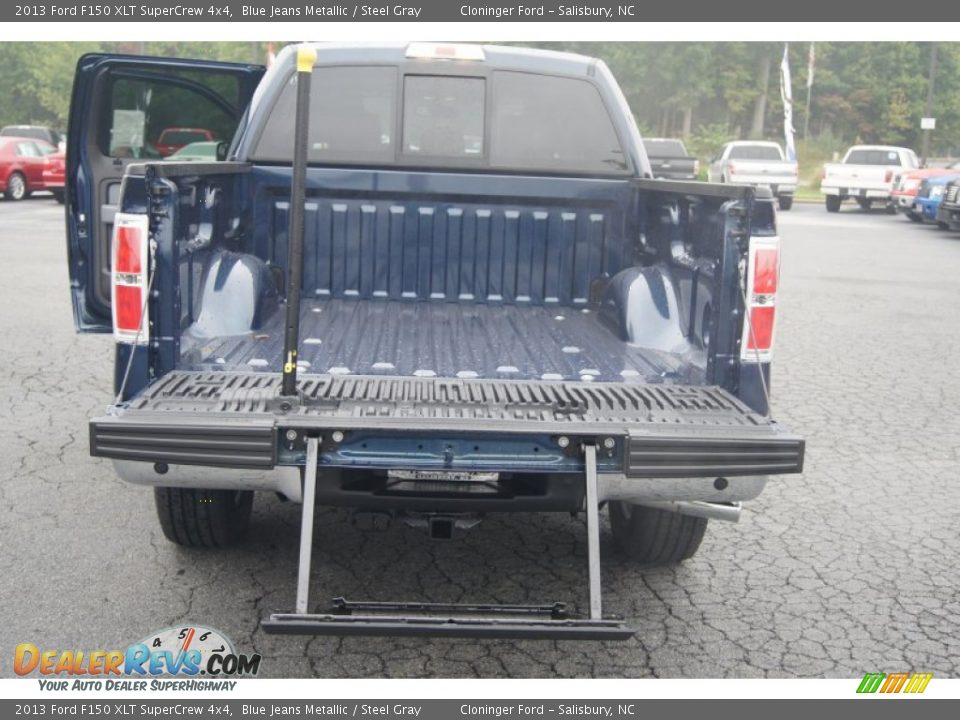 2013 Ford F150 XLT SuperCrew 4x4 Blue Jeans Metallic / Steel Gray Photo #21