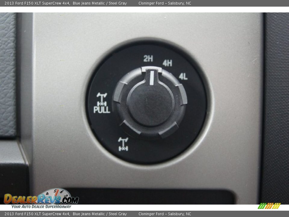 2013 Ford F150 XLT SuperCrew 4x4 Blue Jeans Metallic / Steel Gray Photo #31