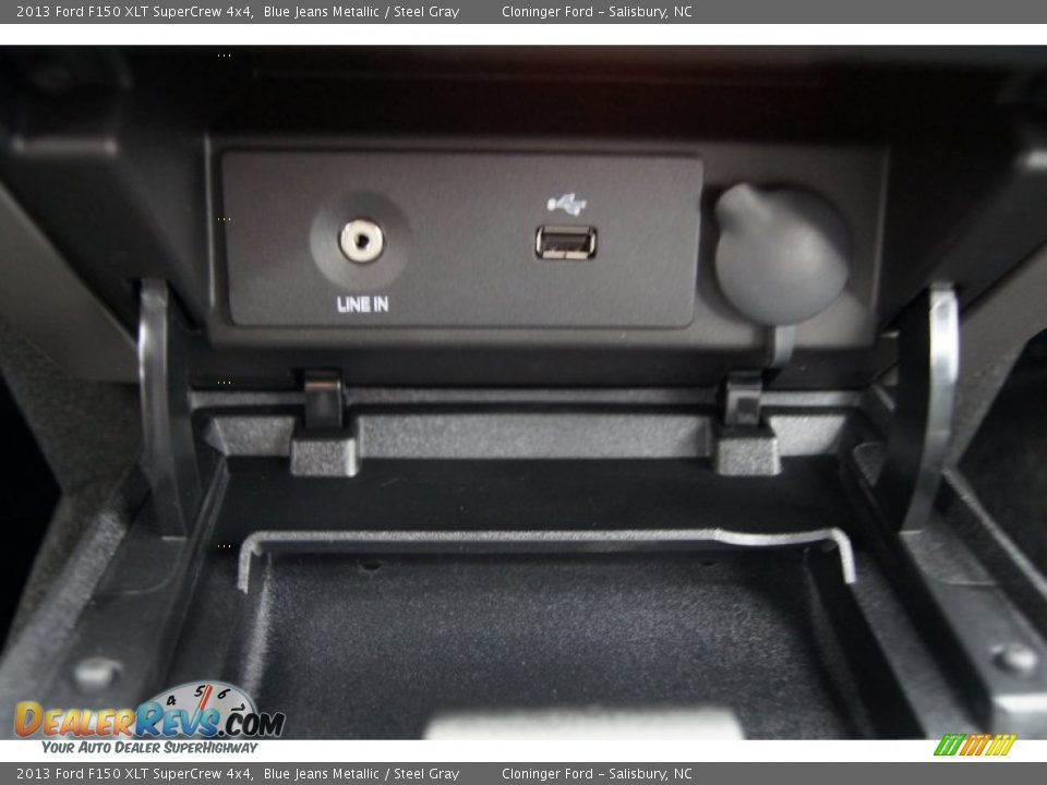 2013 Ford F150 XLT SuperCrew 4x4 Blue Jeans Metallic / Steel Gray Photo #36