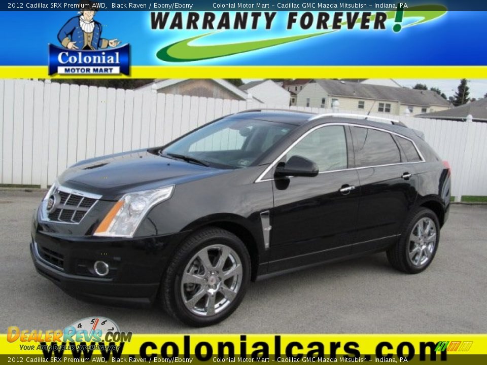 2012 Cadillac SRX Premium AWD Black Raven / Ebony/Ebony Photo #1
