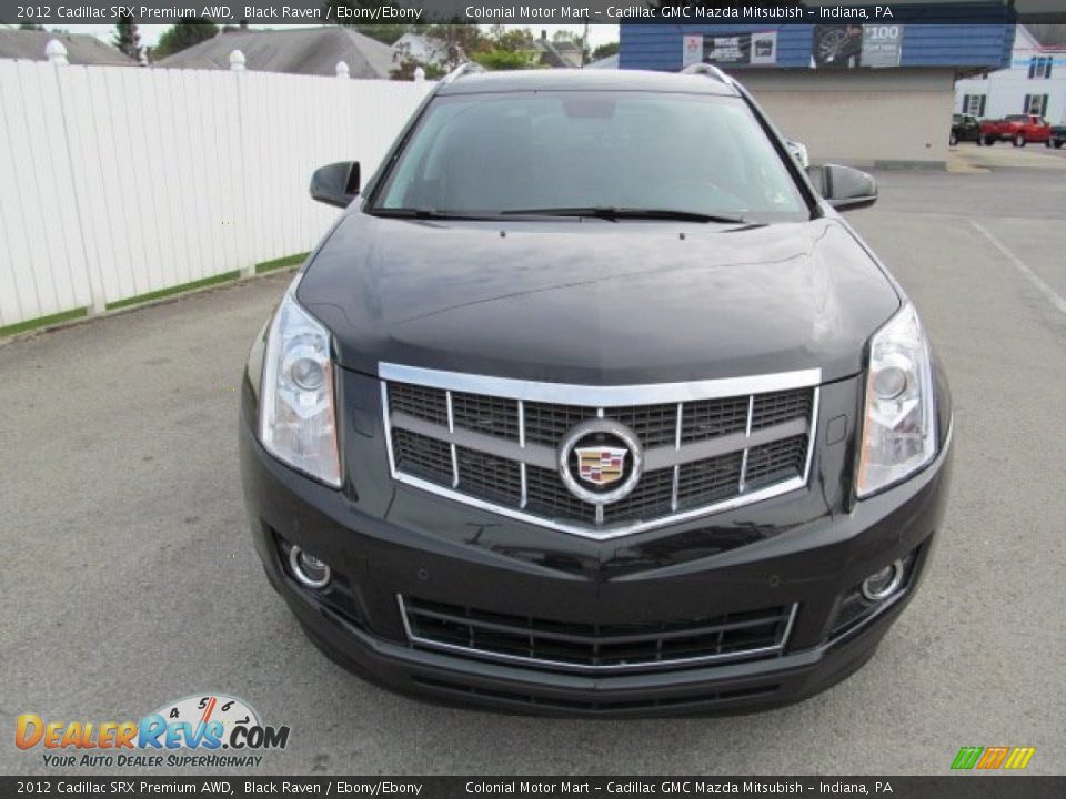 2012 Cadillac SRX Premium AWD Black Raven / Ebony/Ebony Photo #4