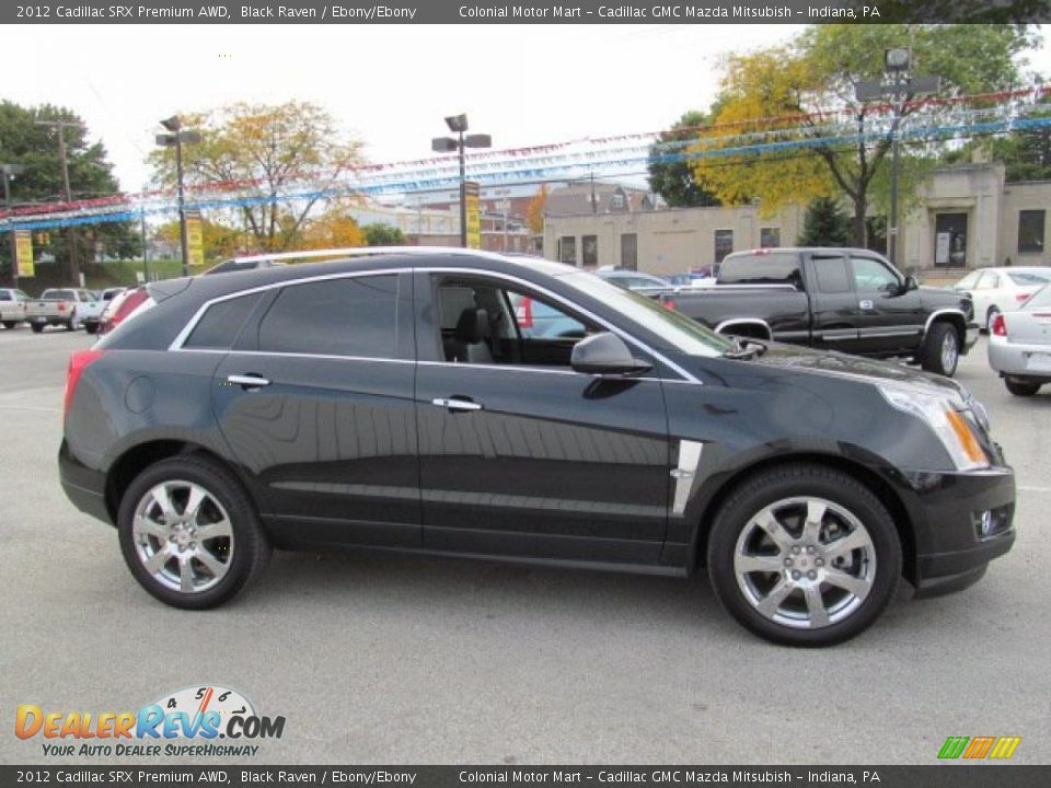 2012 Cadillac SRX Premium AWD Black Raven / Ebony/Ebony Photo #6