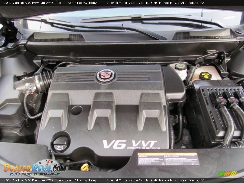 2012 Cadillac SRX Premium AWD Black Raven / Ebony/Ebony Photo #9