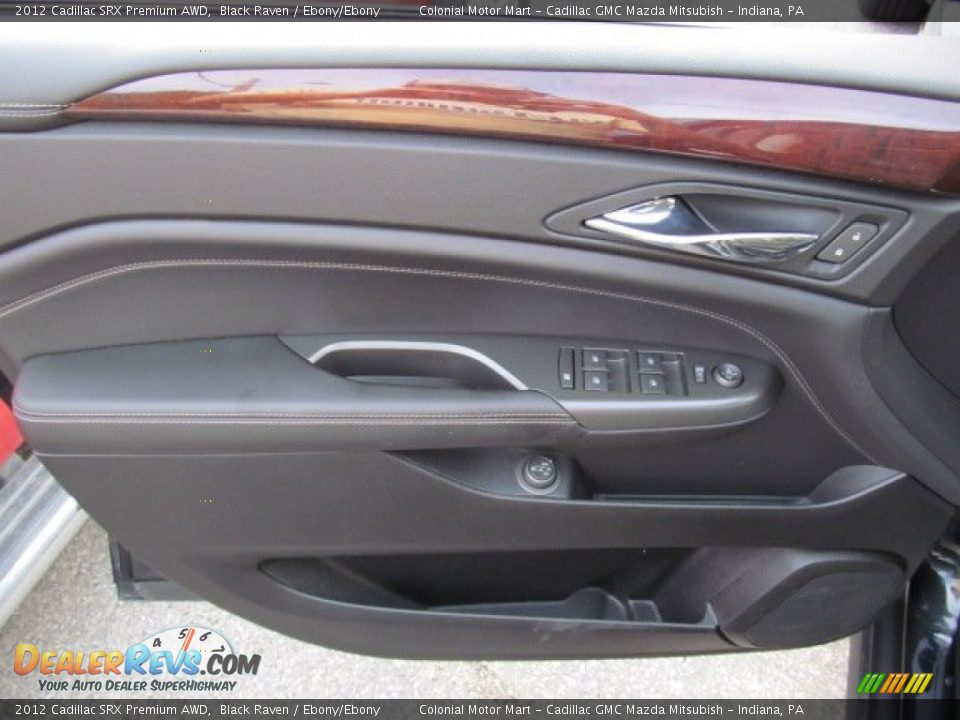 2012 Cadillac SRX Premium AWD Black Raven / Ebony/Ebony Photo #12
