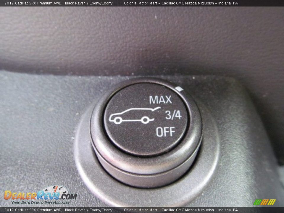 2012 Cadillac SRX Premium AWD Black Raven / Ebony/Ebony Photo #13