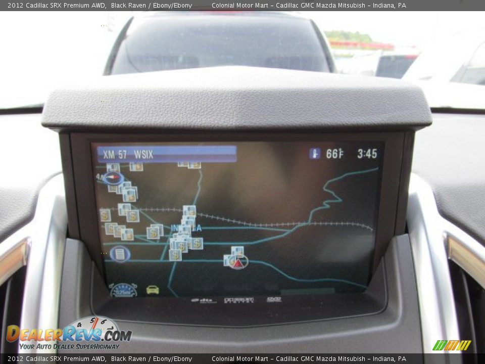 2012 Cadillac SRX Premium AWD Black Raven / Ebony/Ebony Photo #15