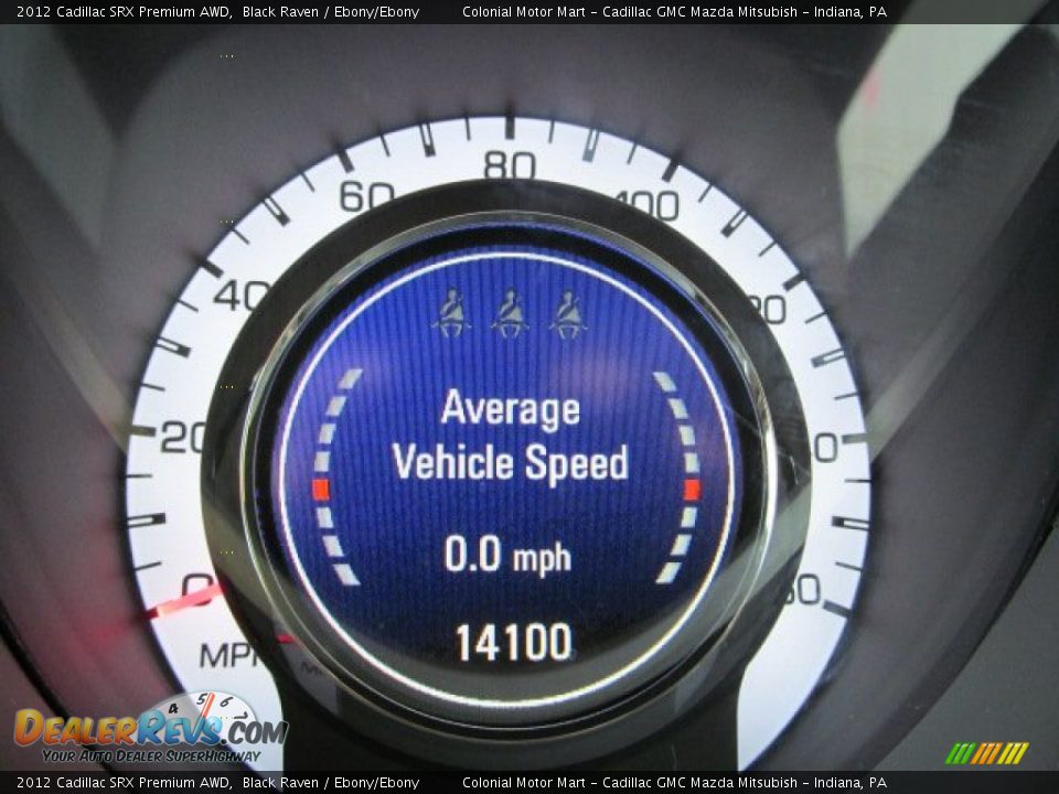 2012 Cadillac SRX Premium AWD Black Raven / Ebony/Ebony Photo #20