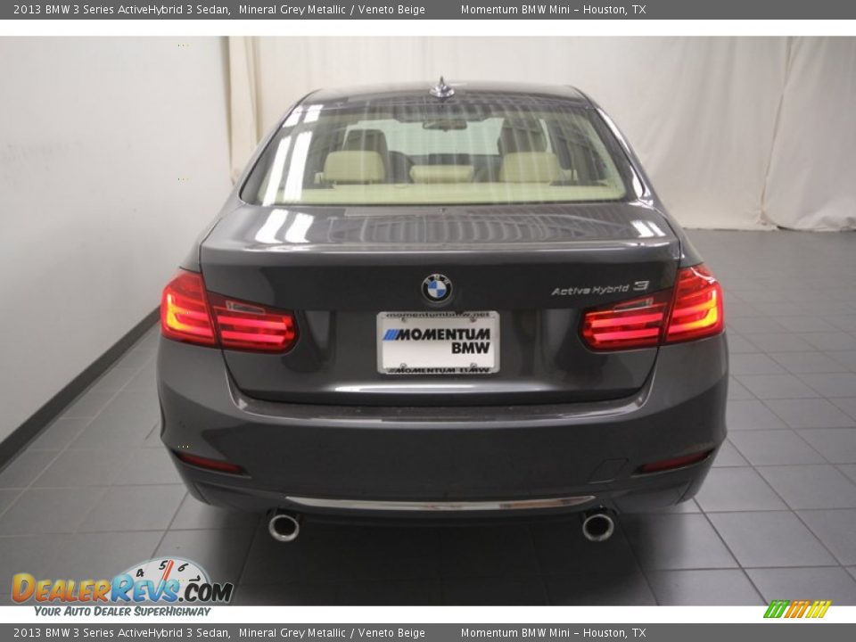 2013 BMW 3 Series ActiveHybrid 3 Sedan Mineral Grey Metallic / Veneto Beige Photo #9