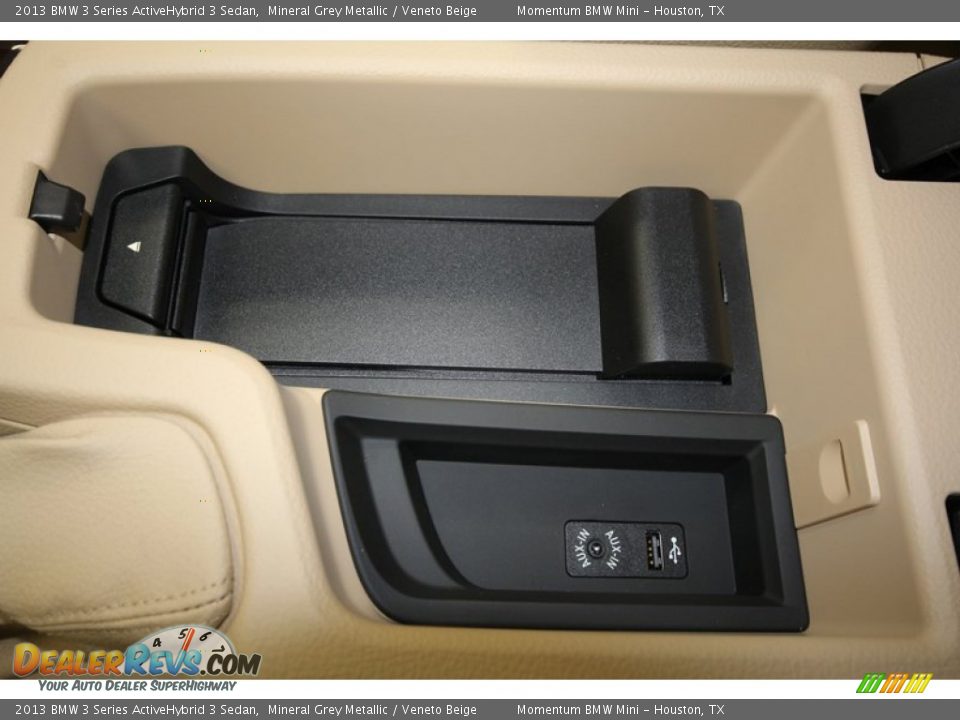2013 BMW 3 Series ActiveHybrid 3 Sedan Mineral Grey Metallic / Veneto Beige Photo #21