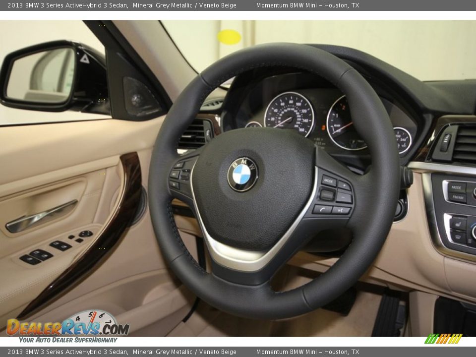 2013 BMW 3 Series ActiveHybrid 3 Sedan Steering Wheel Photo #27