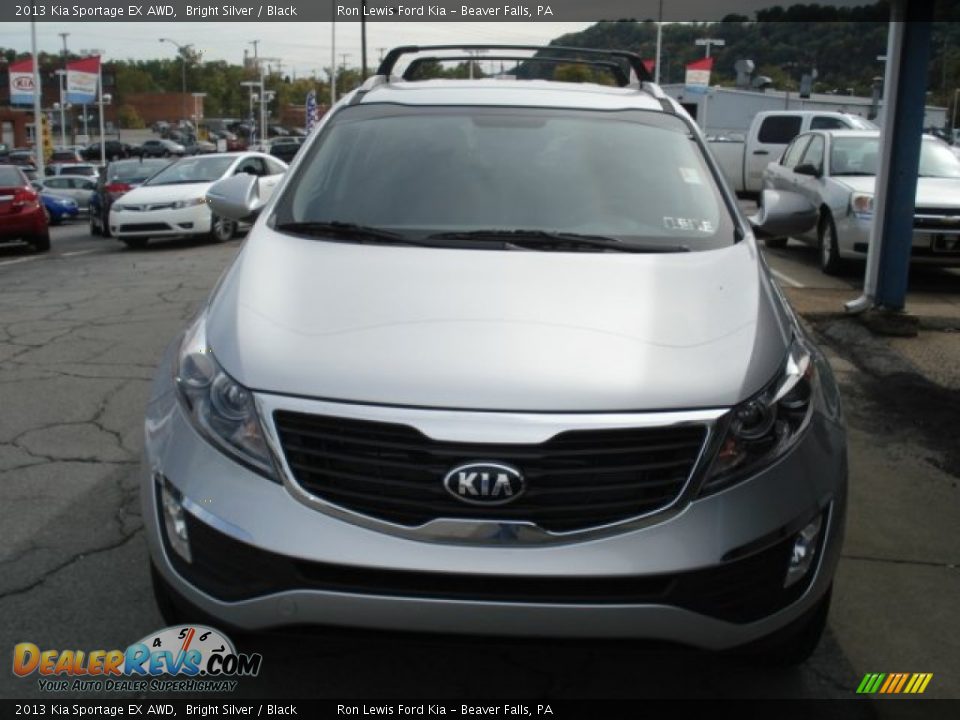 2013 Kia Sportage EX AWD Bright Silver / Black Photo #3