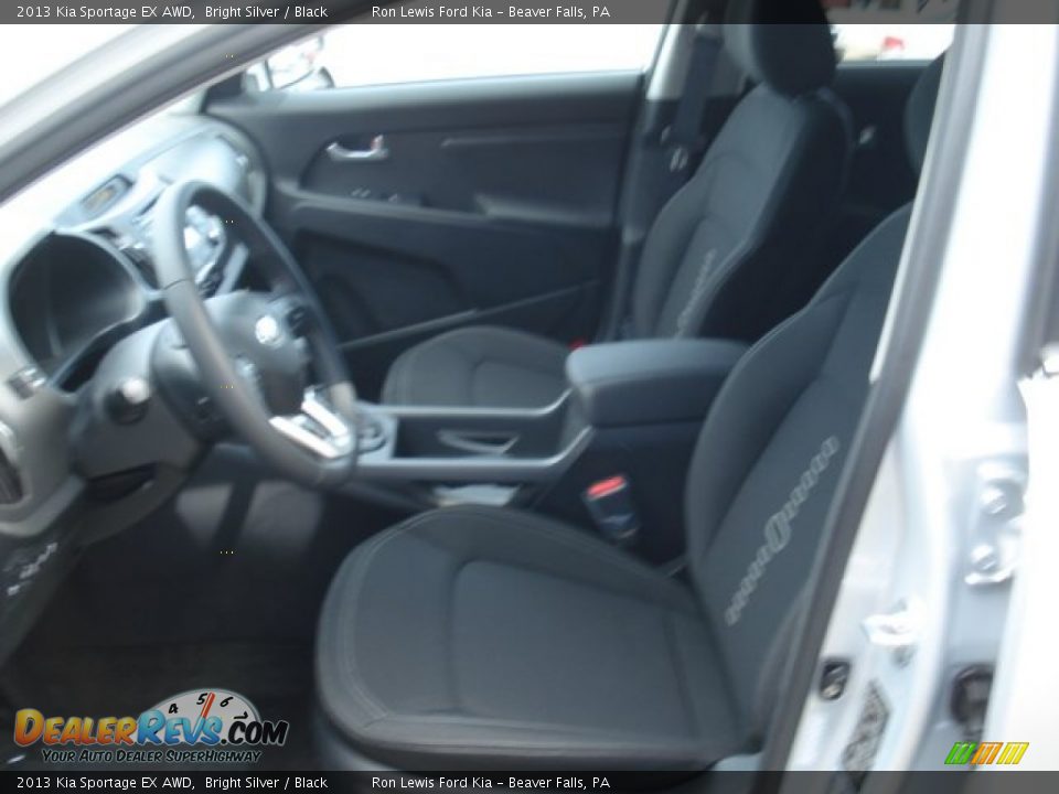 2013 Kia Sportage EX AWD Bright Silver / Black Photo #11
